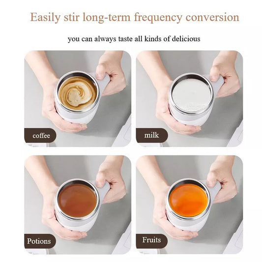 Rechargeable Automatic Stirring Cup - Magnetic Self-Mixing Coffee Mug