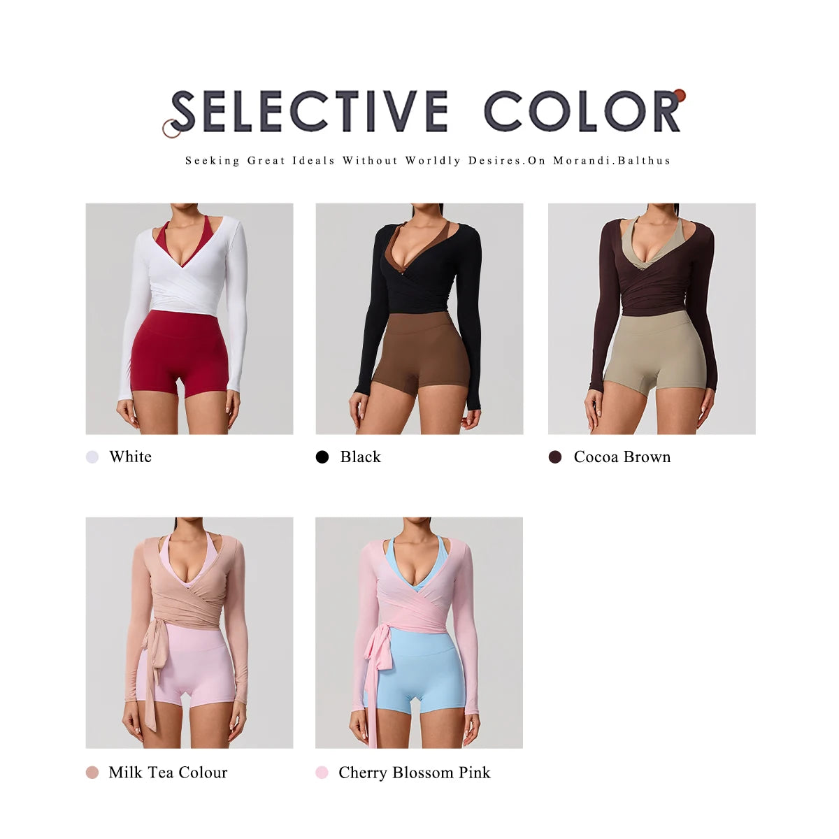 Wrap Top – Breathable Tie Front | Aether & Anchor