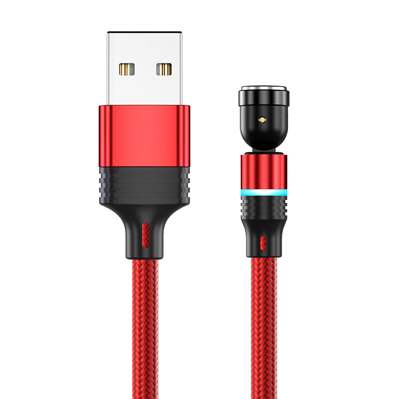 Magnetische Oplaadkabel 540° Draaibaar - 3-in-1 Universeel Snel Opladen Type-C Micro USB iOS