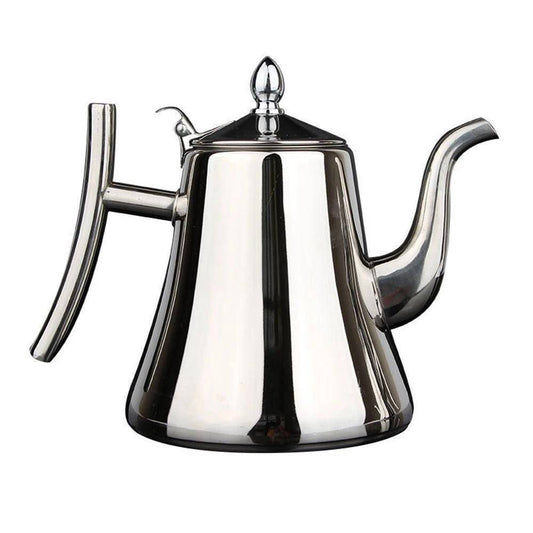 Premium Stainless Steel Kettle - Mirror Finish Tea & Coffee Pot