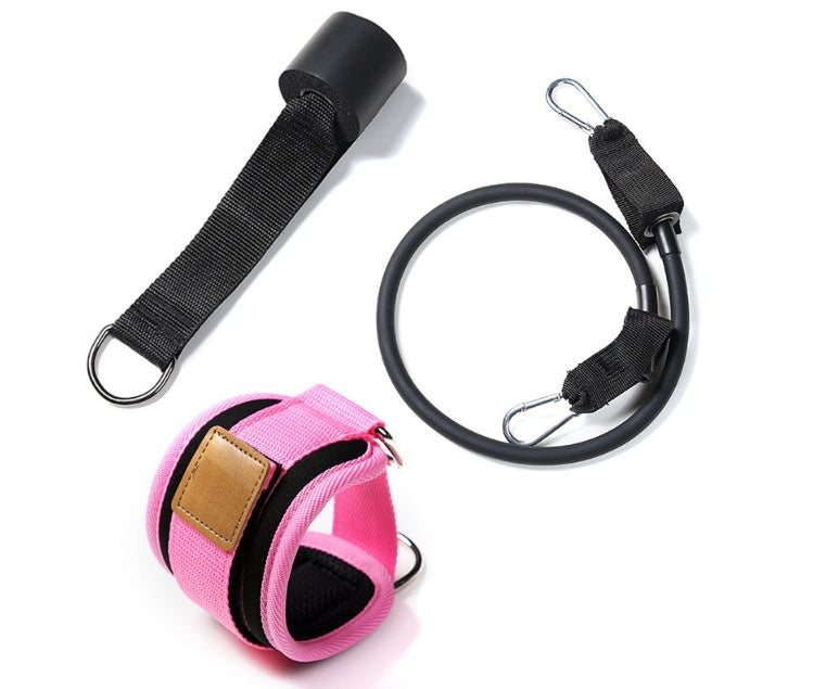 TPE Yoga Resistance Band Set - Stretch Fitness Training Bands with Pedal