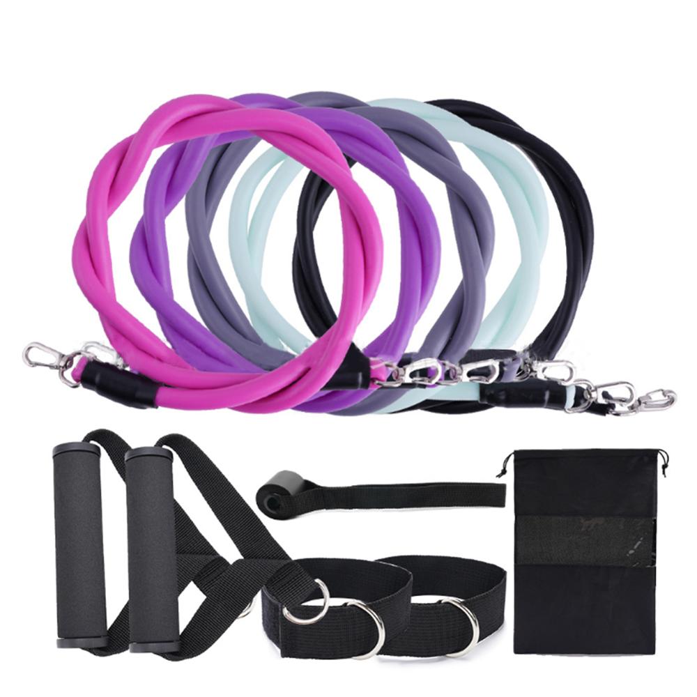 Ultimate 11-Piece Resistance Band Set | 100lbs Professional Home Gym & Fitness Kit
