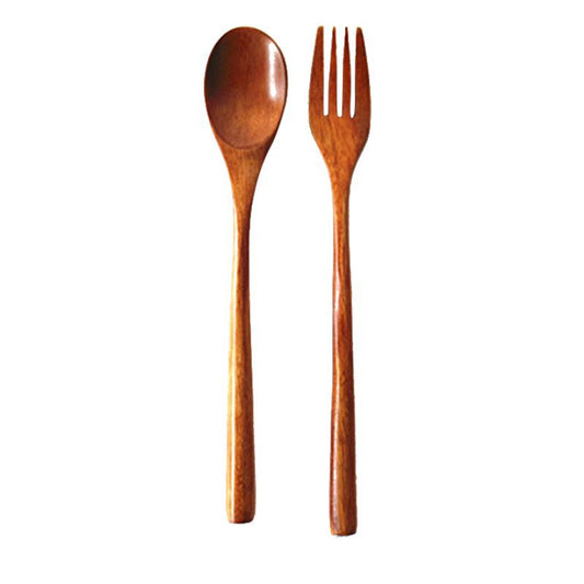 Premium Wooden Cooking Utensil Set - Natural Eco-Friendly Kitchen Tools (3-10 Pieces)