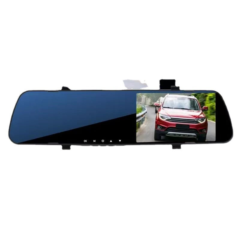 HD Rückspiegel-Dashcam 4,3" - 1080P Doppelobjektiv-Fahrrekorder mit Nachtsicht
