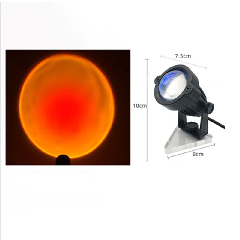 Sunset Projection Lamp - Atmosphere LED Light for Home Ambiance & Photography