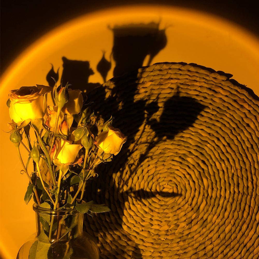 Sunset Projection Lamp - Atmosphere LED Light for Home Ambiance & Photography