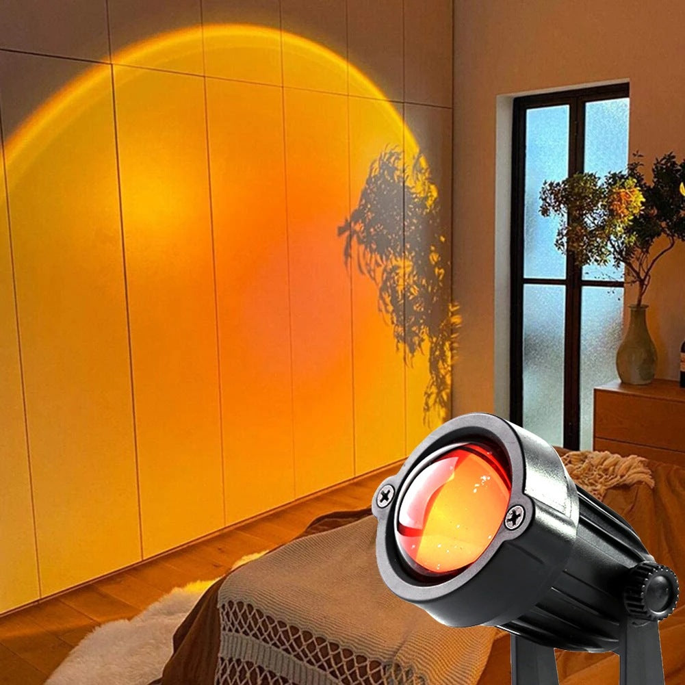 Sunset Projection Lamp - Atmosphere LED Light for Home Ambiance & Photography
