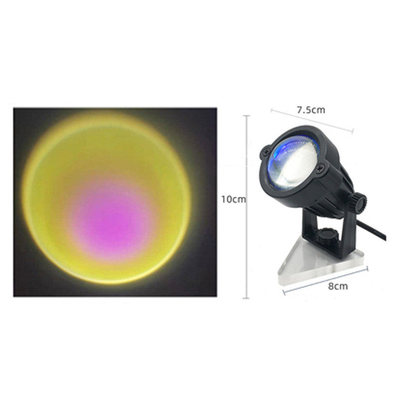 Sunset Projection Lamp - Atmosphere LED Light for Home Ambiance & Photography