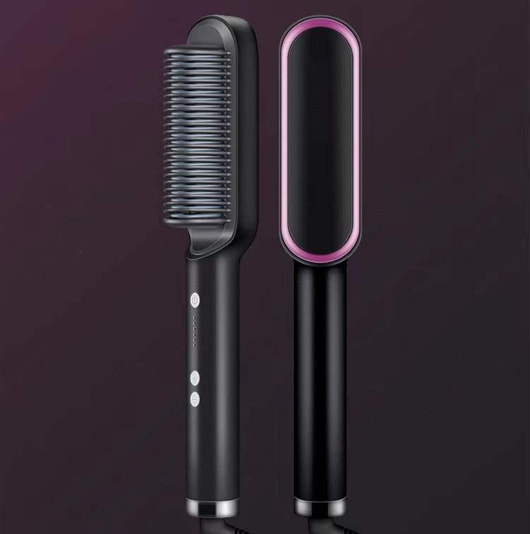 Pro-Ionic 2-in-1 Ceramic Hair Straightener & Volumizing Thermal Brush