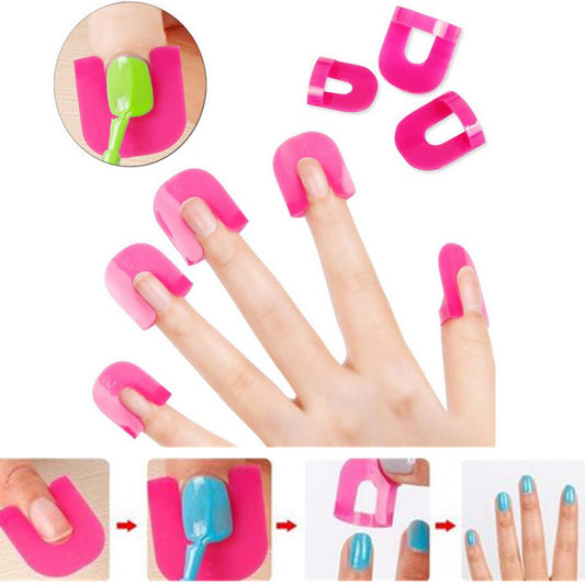 Nail Polish Overflow Clip - 26 Pieces Anti-Overflow Guards