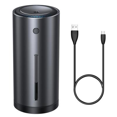 Diffuseur d'arômes pour voiture en métal : humidificateur ultrasonique à double mode avec protection intelligente contre l'eau et lumière d'ambiance à DEL