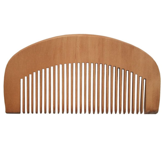 Natural Peach Wood Comb — Eco-Friendly Hair & Scalp Massage Tool