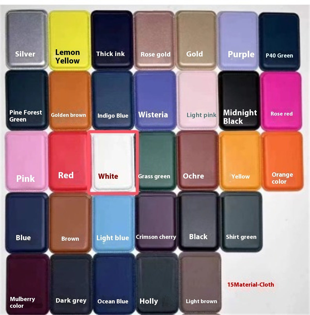 MagSafe Magnetische Leren Kaarthouder Portemonnee - iPhone 14 Pro Max 13 12 Geschikt