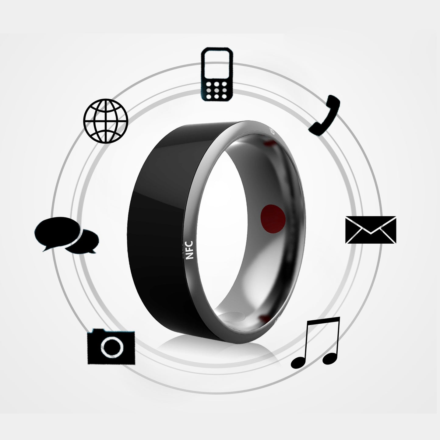 The Multifunctional Ultra High-Tech Smart Ring | Seamless NFC Interaction