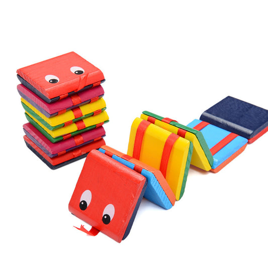 Houten Magisch Oog Draaispeelgoed - Montessori Zintuiglijk Stapelspel voor Baby's en Peuters