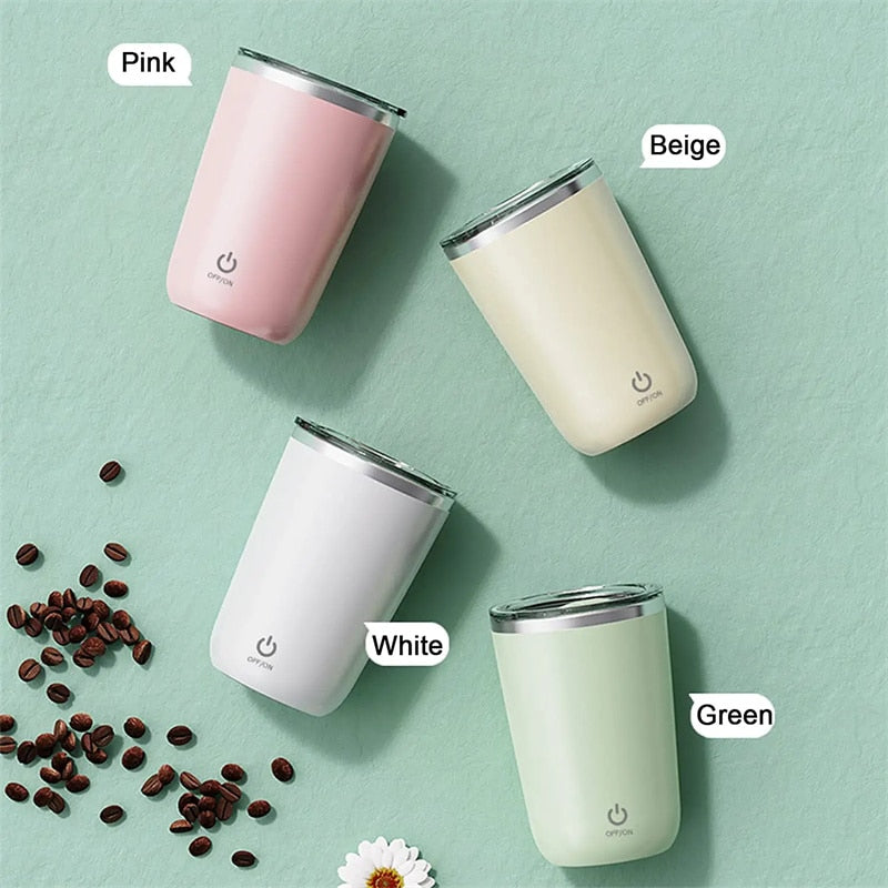 Self-Stirring Mug - Energize Your Day! Automatic Magnetic Coffee Mixer 350ml