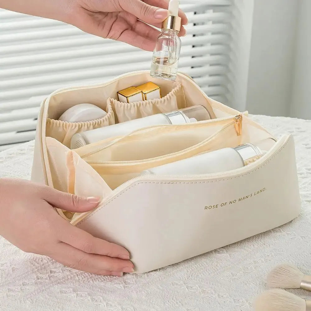 Kosmetik-Organizer, Kosmetiktasche, Aufbewahrungsbeutel, Luxus-Box, Reise-Organizer mit Reißverschluss 