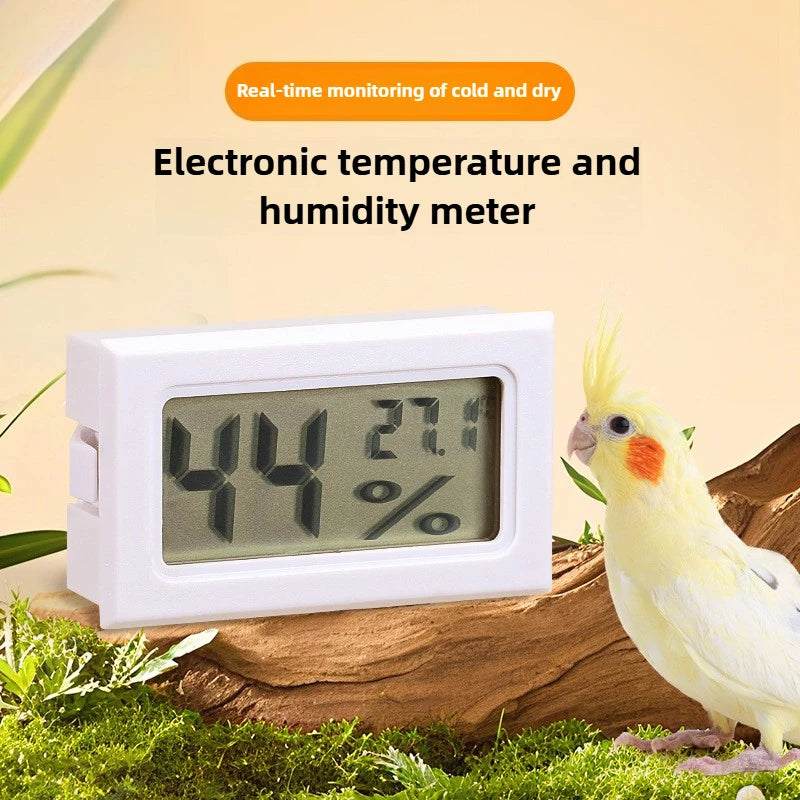 Thermometer Hygrometer Reptilien Haustier Inkubation Zucht Schildkröte Gecko Einsiedlerkrebs Elektronisches Thermometer Hochpräzisions-Papageien 