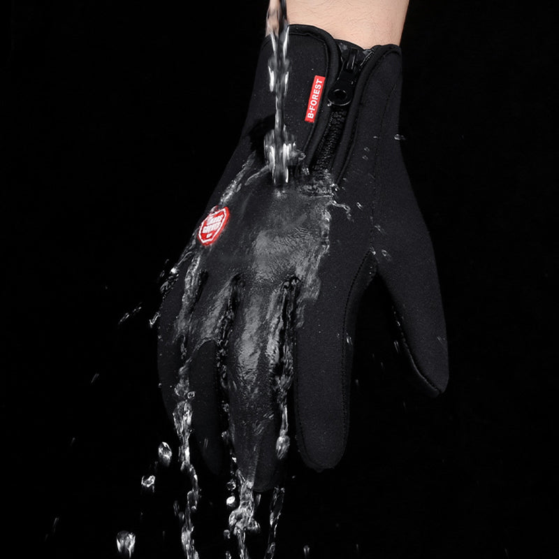 Winter verwarmde touchscreen handschoenen - waterdichte rijhandschoenen voor sport