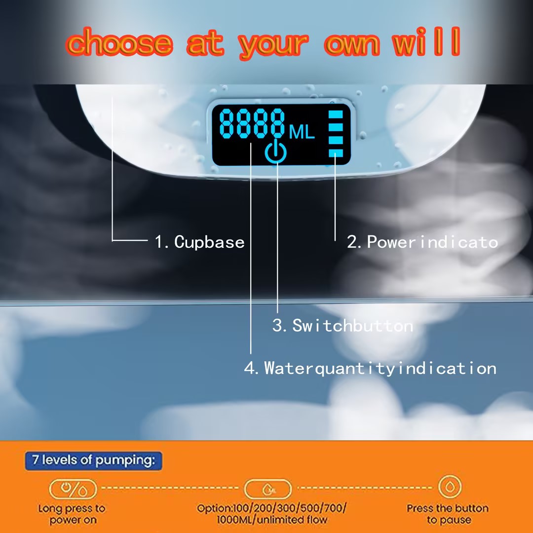 Distributeur d'eau électrique intelligent - Pompe rechargeable automatique pour bouteilles d'eau