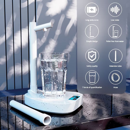Smart Electric Water Dispenser - Automatic Rechargeable Pump for Water Bottles