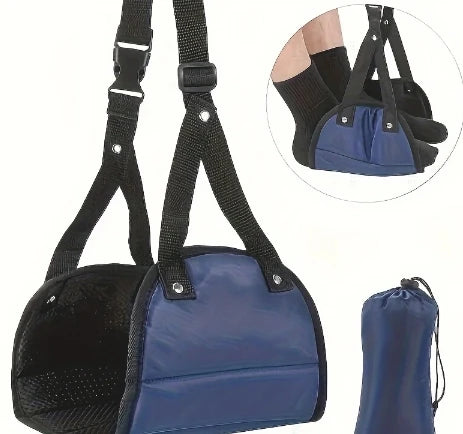 Verstellbare Fußhängematten für Reisen, Auto, Flugzeug, Büro, einfache Beinstützen, Fußhängematten 