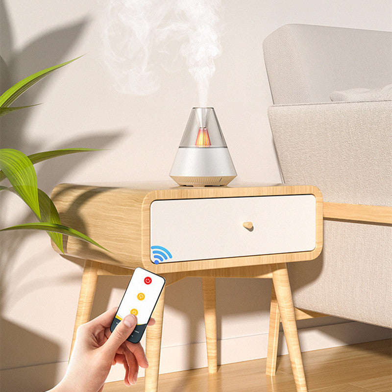Minimalist Aroma Diffuser - USB Ultrasonic Humidifier with LED Ambiance