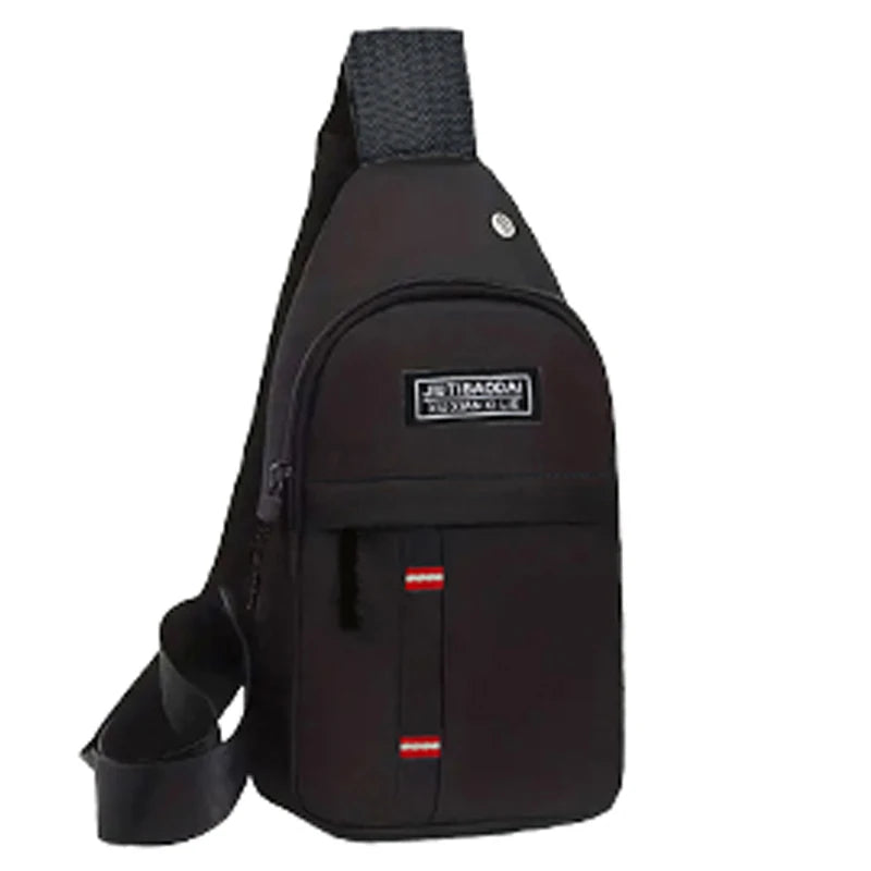 Verstellbare Brusttaschen für Damen und Herren, diagonal gekreuzte Brusttaschen aus Oxford-Gewebe mit einer Schulterpartie 