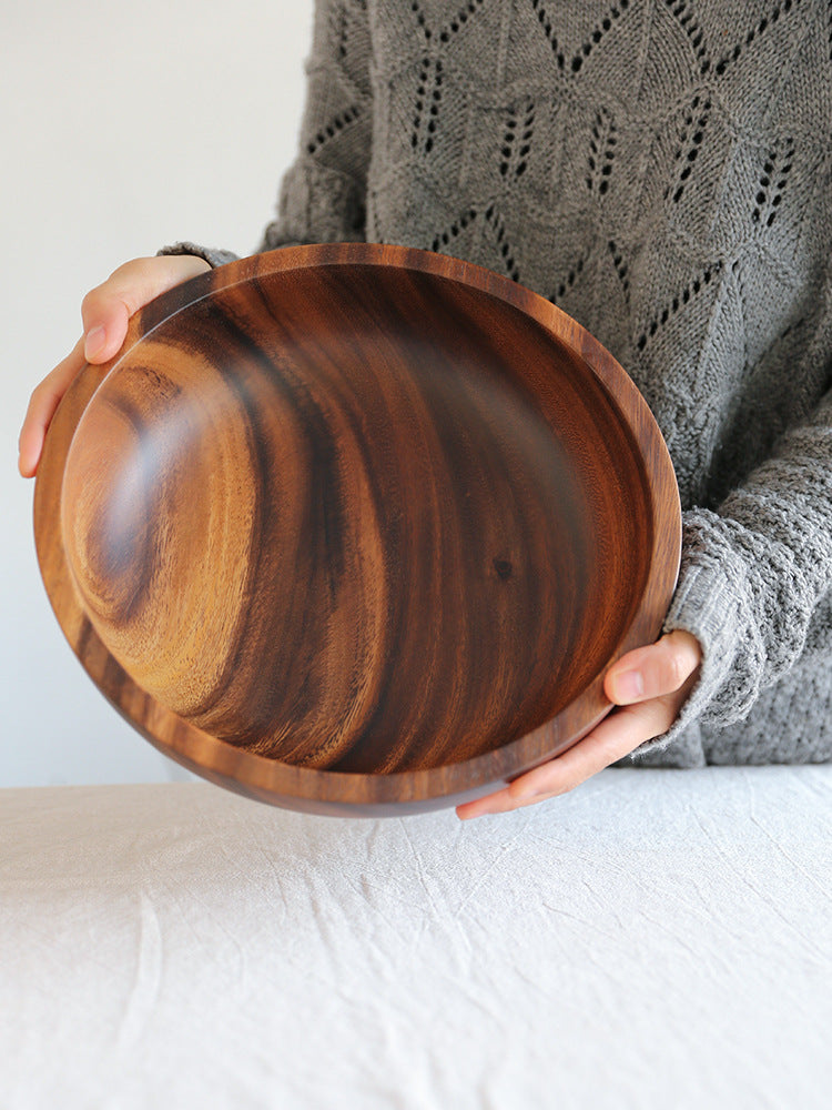 Natural Wooden Bowl Set - Handmade Eco-Friendly Kitchen Bowls for Home & Restaurant