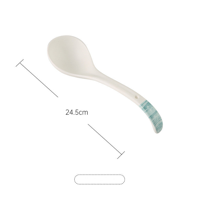 Juego de vajilla de cerámica de estilo nórdico superior - Colección elegante de utensilios para el hogar