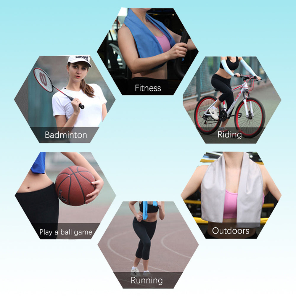 Sportkoelhanddoek - Direct IJs Koud Microvezel