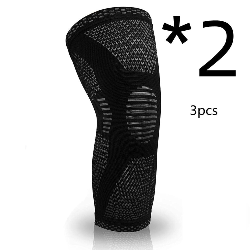 Sportkniebeschermers - Compressiekniebanden Set van 2 voor Sportschool en Training