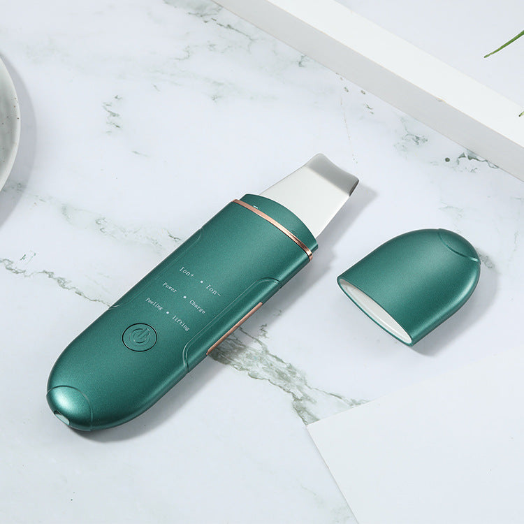 Ultrasone Huidreiniger - Gezichtsreinigingsspatel Mee-eterverwijderaar Exfoliërend Poriezuiveringsapparaat