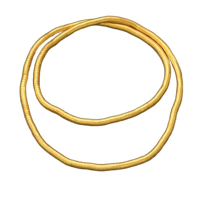 Flexible Serpentine Bone Necklace – Adjustable Snake Link Chain