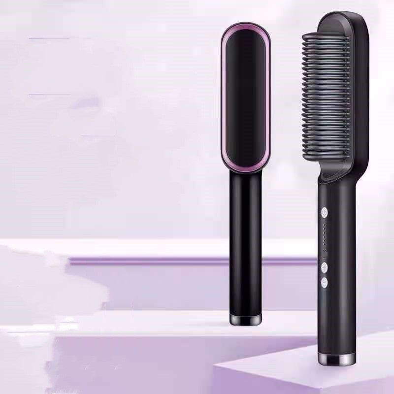 Pro-Ionic 2-in-1 Ceramic Hair Straightener & Volumizing Thermal Brush