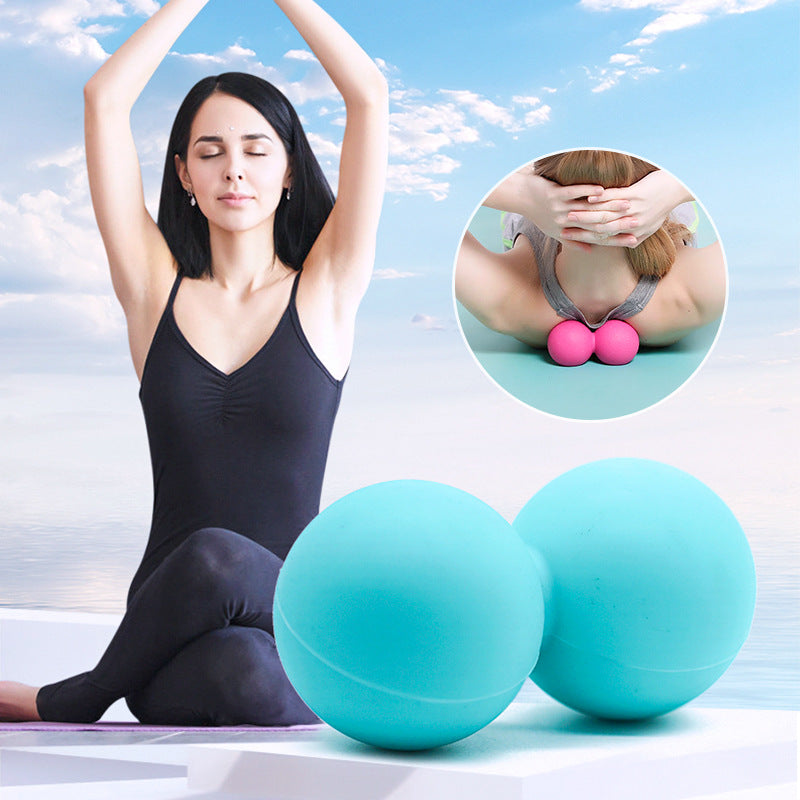 Silicone Massage Balls - Peanut Shape Deep Tissue Therapy Tool