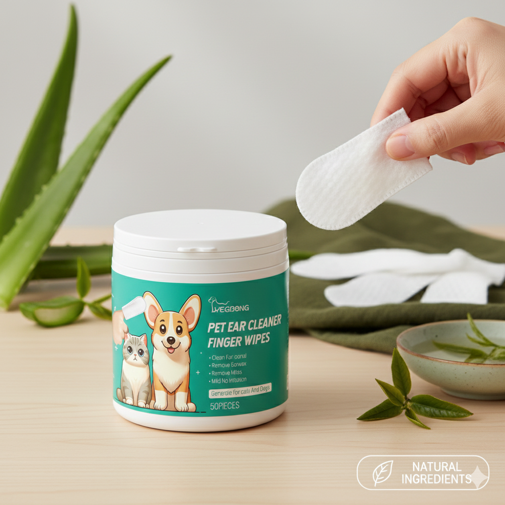 Pet Ear Cleaner Finger Wipes
