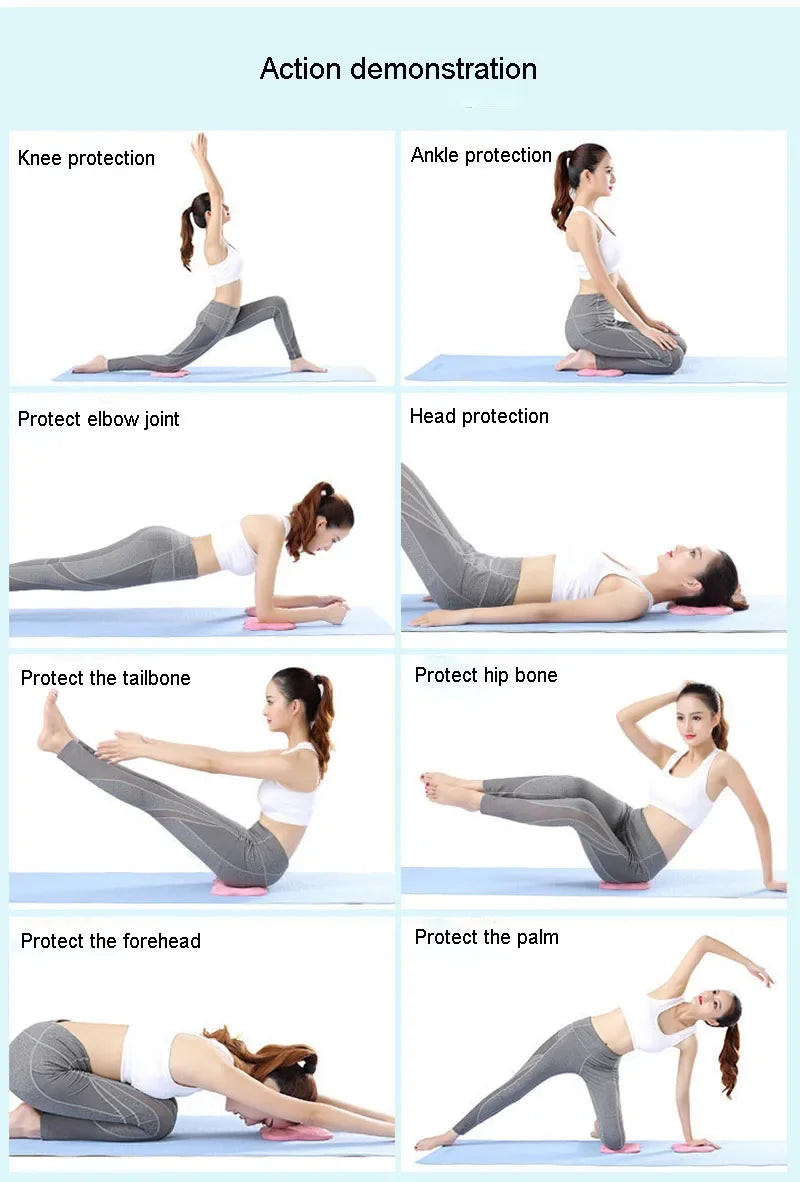 Yoga Kneeling Mat Thickened Flat Support Mat Knee Pad Portable Elbow Pad Yoga Mat Sports Fitness