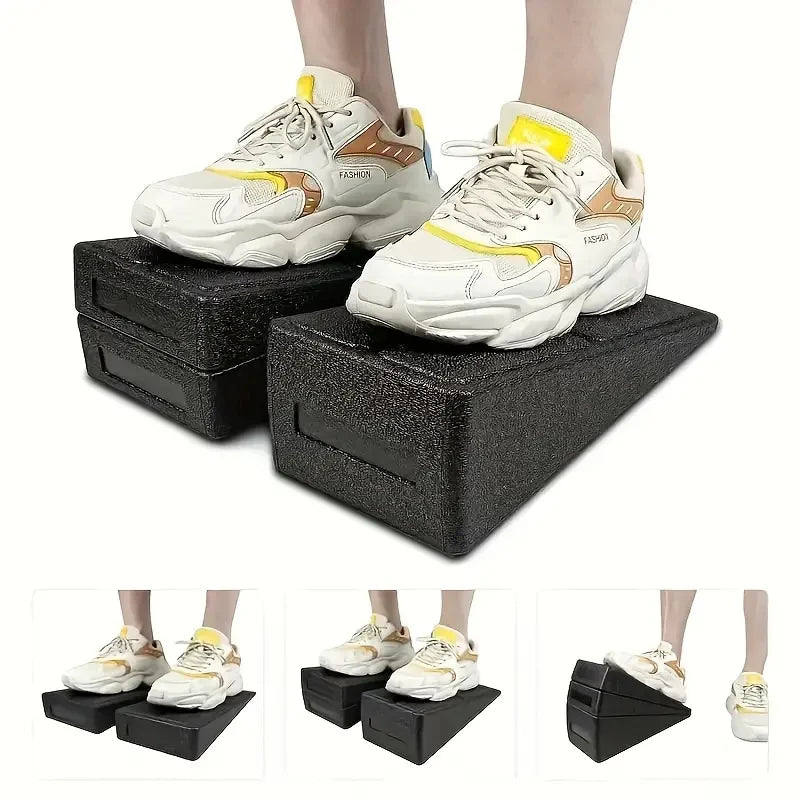 3-Piece Adjustable Yoga Wedge Set - Slant Boards for Squats, Stretching & Flexibility Training