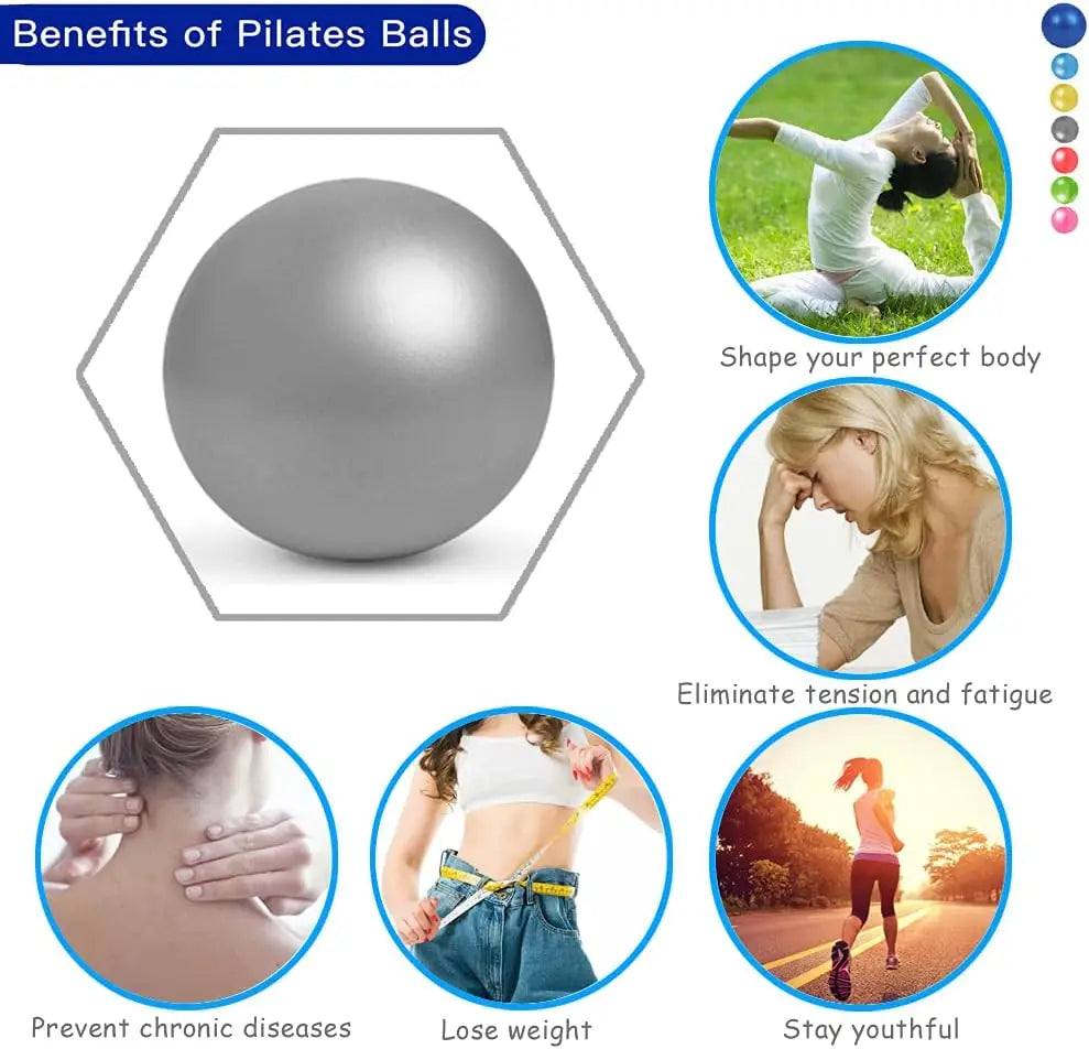 Mini-ballon de Pilates Aether & Anchor – Ballon de gainage et de yoga anti-éclatement