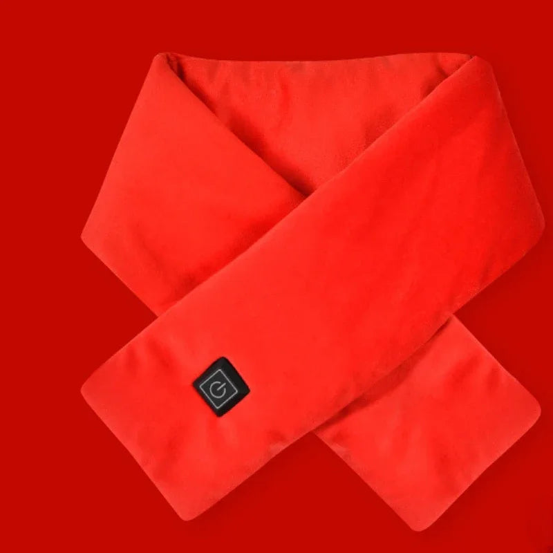 Thermischer Komfortschal | USB-Heiztechnologie | 3-Stufen-Regler | Hochwertiges waschbares Fleece