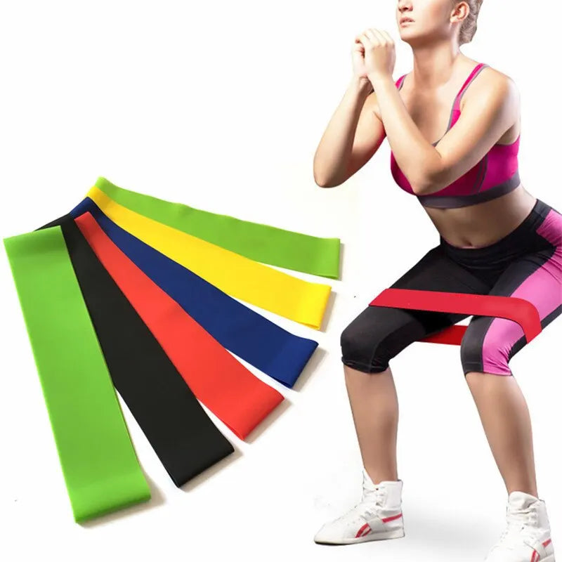 5-Piece Resistance Band Set - Booty Builder & Full Body Workout Bands