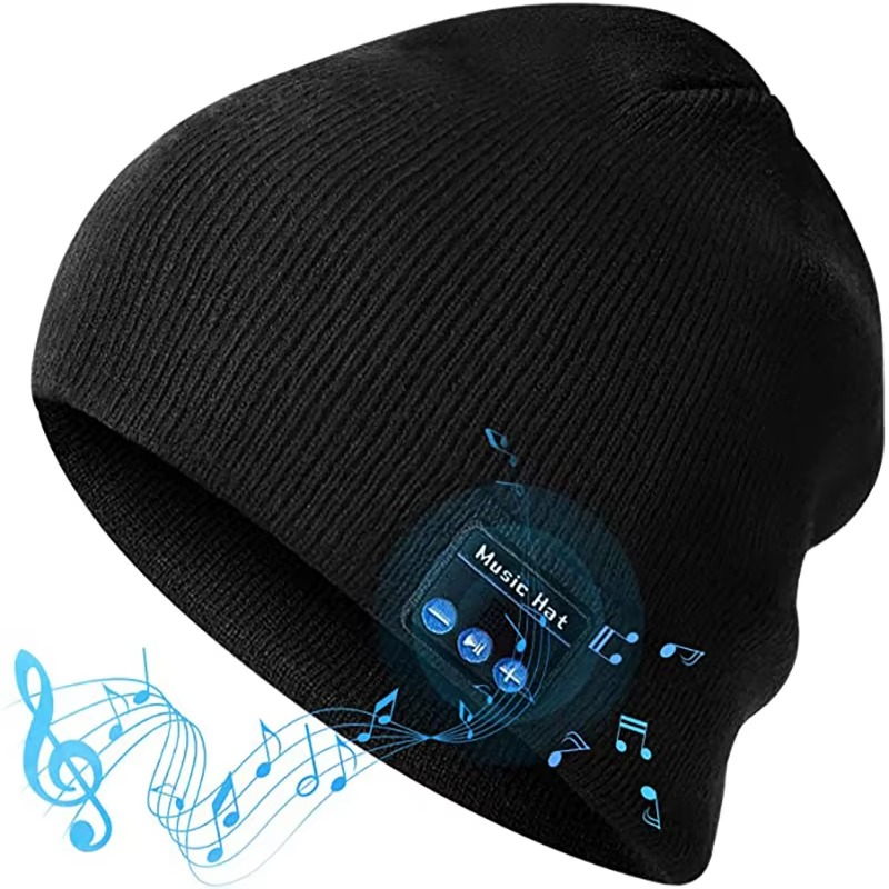 Gorro Ever-Warm con Sincronización Inteligente: Sombrero Auricular Inalámbrico con Bluetooth Estilo Europeo y Americano