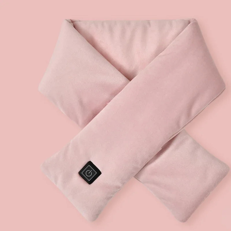 Thermischer Komfortschal | USB-Heiztechnologie | 3-Stufen-Regler | Hochwertiges waschbares Fleece