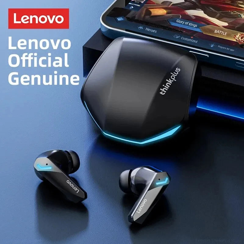 Lenovo GM2 Pro Gaming-Kopfhörer Bluetooth 5.3 Sport-Headset Dual-Modus HD-Anruf-Geräuschunterdrückung Ohrhörer mit Mikrofon Musik-Kopfhörer
