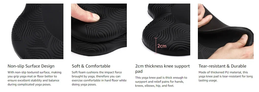 Yoga Kneeling Mat Thickened Flat Support Mat Knee Pad Portable Elbow Pad Yoga Mat Sports Fitness