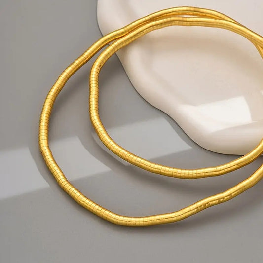 Flexible Serpentine Bone Necklace – Adjustable Snake Link Chain