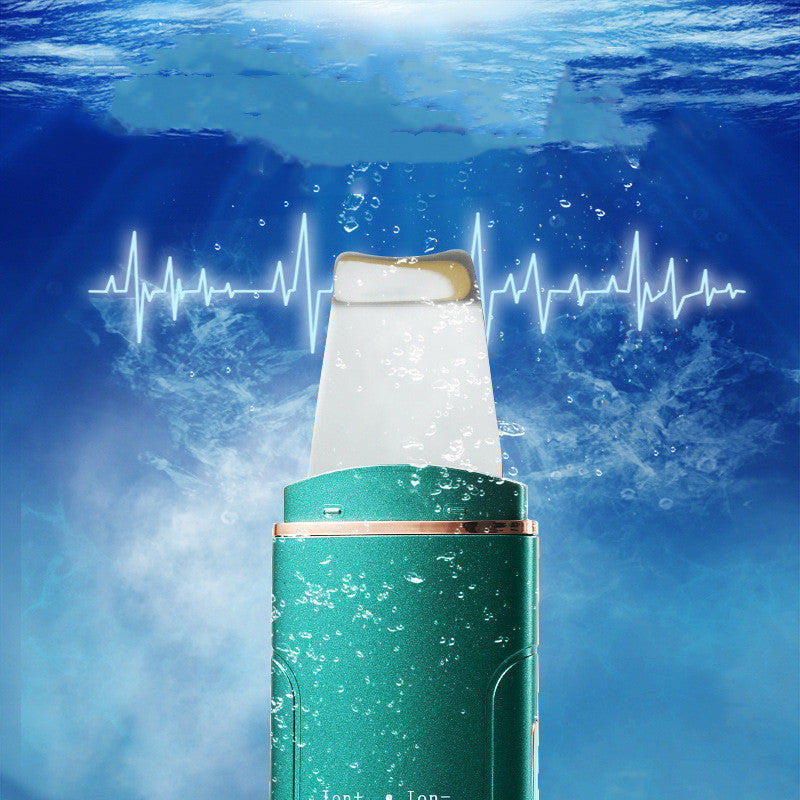 Ultrasone Huidreiniger - Gezichtsreinigingsspatel Mee-eterverwijderaar Exfoliërend Poriezuiveringsapparaat