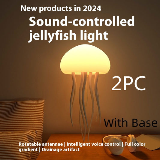 Jellyfish Mood Lamp - LED Aquatic Night Light