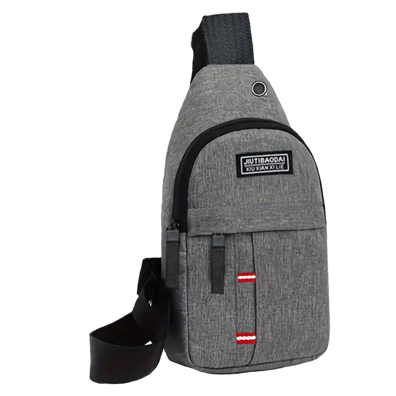 Verstellbare Brusttaschen für Damen und Herren, diagonal gekreuzte Brusttaschen aus Oxford-Gewebe mit einer Schulterpartie 